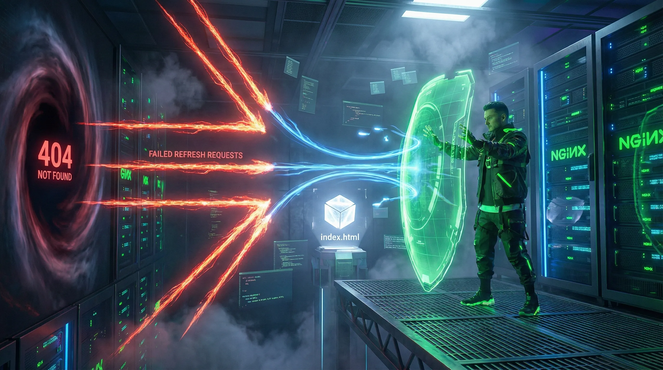 Nginx 静态资源（SPA）刷新 404 问题及解决方案